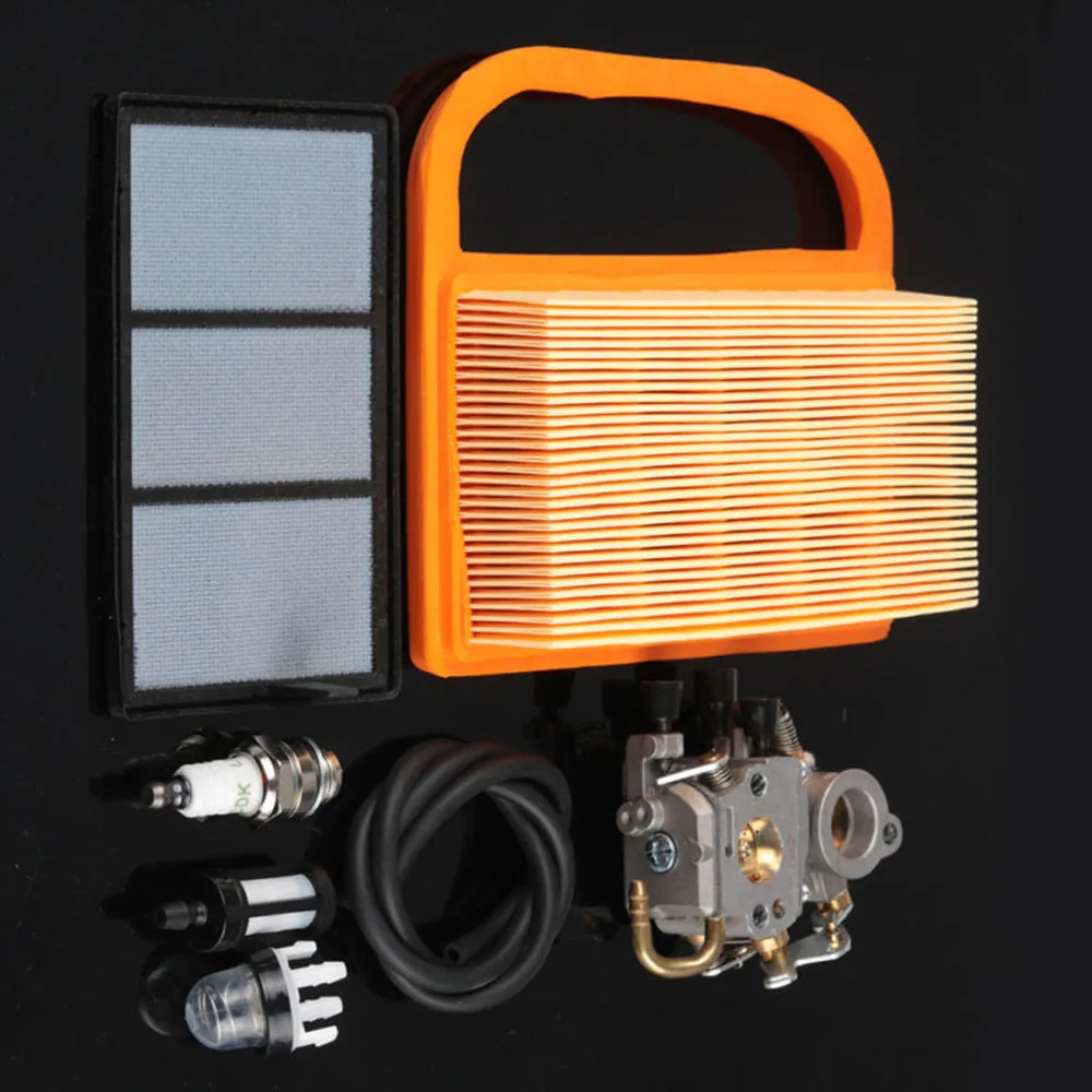 

Carburetor Air Filter Fuel Hose Spark Plug Kit Replacement For Stihl TS410 TS420