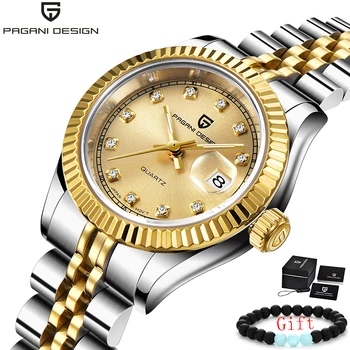 

PAGANI 2020 New Women's Watches Luxury Brand Lady Stainless Watch Women Wristwatch Ladies Watch Female Clock Relojes Mujer Gift