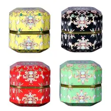 Diamond Shape Mini Tin Tea Coffee Candy Storage Box Metal Case Wedding Party