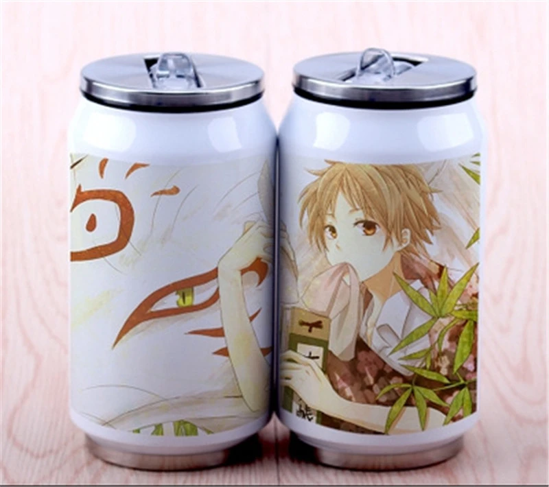 P Мультфильм Natsume Yuujinchou из нержавеющей стали теплоизоляционная чашка аниме бутылочка для кошек кружка для воды украшения, рождественские подарки - Цвет: P