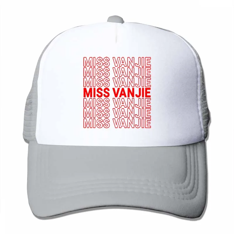 Miss Vanjie RuPauls Drag racing Miss Vanjie Rupaul Miss Vanjie подарок бейсболка для мужчин и женщин Кепка для водителя грузовика - Цвет: 4-Gray