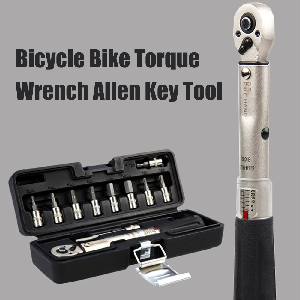 BIKEHAND-Llave dinamométrica para bicicleta profesional, kit de  herramientas de reparación, juego de llaves Allen, de Taiwán, YC-617-2S -  AliExpress