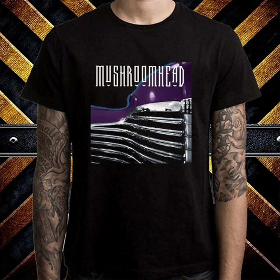 Mushroomhead Metal Rock Band Logo Men'S Black T-Shirt Size S To 3Xl Custom Screen Printed Tee Shirt |