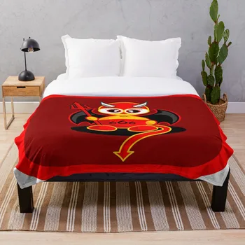 

Little Devil Throw Blanket Soft Sherpa Blanket Bed Sheet Single Knee Blanket Office Nap Blanket