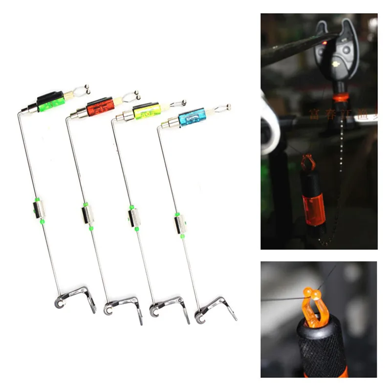 

Fishing Swinger Alarm Indicator Fishing Alarm Iron Fishing Bite Hanger Swinger Led Illuminated Indicator Fishing Tackle Tools