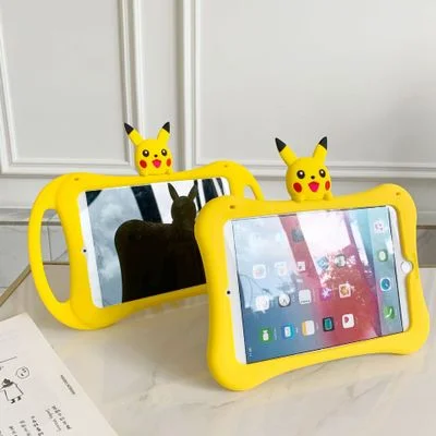 

2020 Pikachu iPad6 pro11 protective cover silicone table case For Air3 mini 5 flat shell 10.2 inch mini4 cute girls silicon