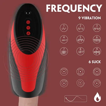 Hands Free Masturbation Cup for Men Automatic Blowjob Sex Machine for Male Heating Sucking Vibrator USB Rechargeable for Men 2