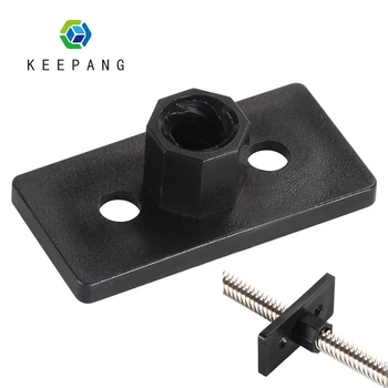 

3D Printer Z Axis Trapezoid T8 Lead Screw Nuts Seat Support Lead 8mm Pitch 2mm For Ender 3 CR10 CR-10S Lead Screw Nut Bracket