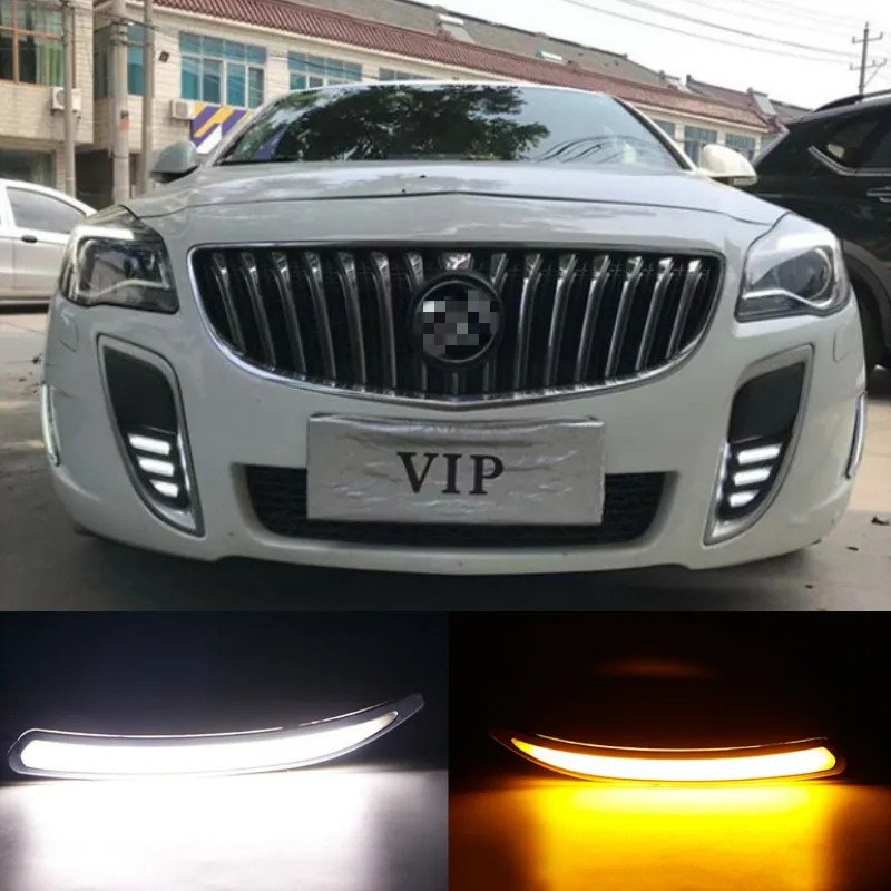 2 шт. СВЕТОДИОДНЫЙ DRL для автомобиля Buick Regal GS Opel Insignia 2010 2011 2012 2013 2014 2015