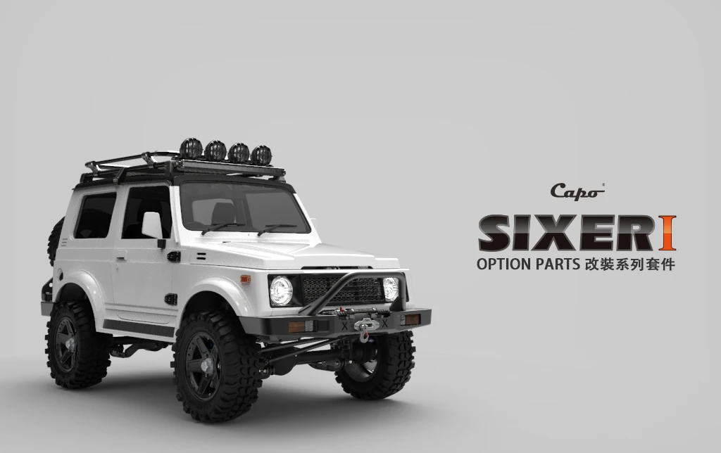 Передний бампер из сплава ЧПУ для каподастр SIXER 1 Suzuki Samurai CD15828CL|Детали и