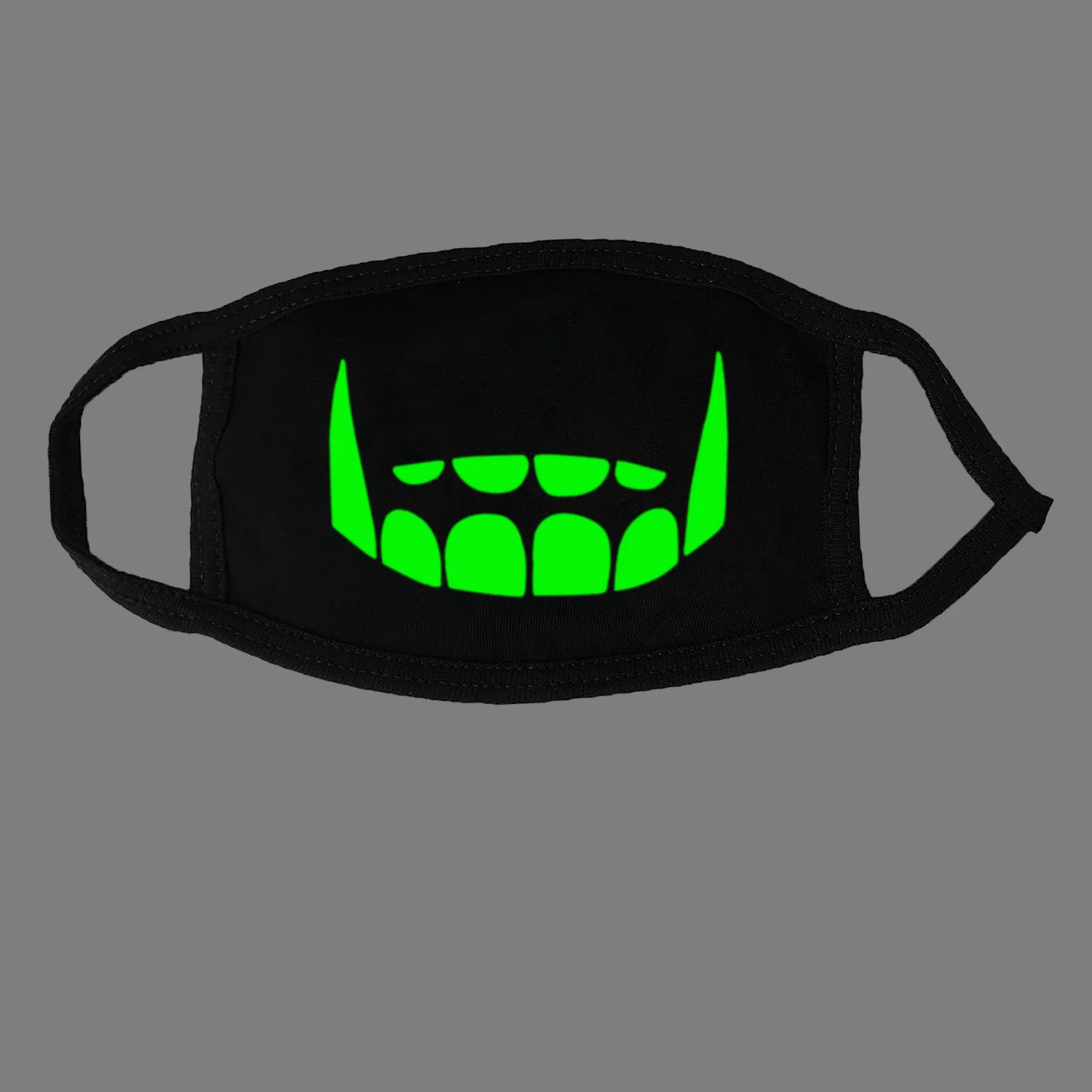 

2019 New Halloween Noctilucent Mask Bear Tooth Spoof Horror Skull Mask Human skeleton