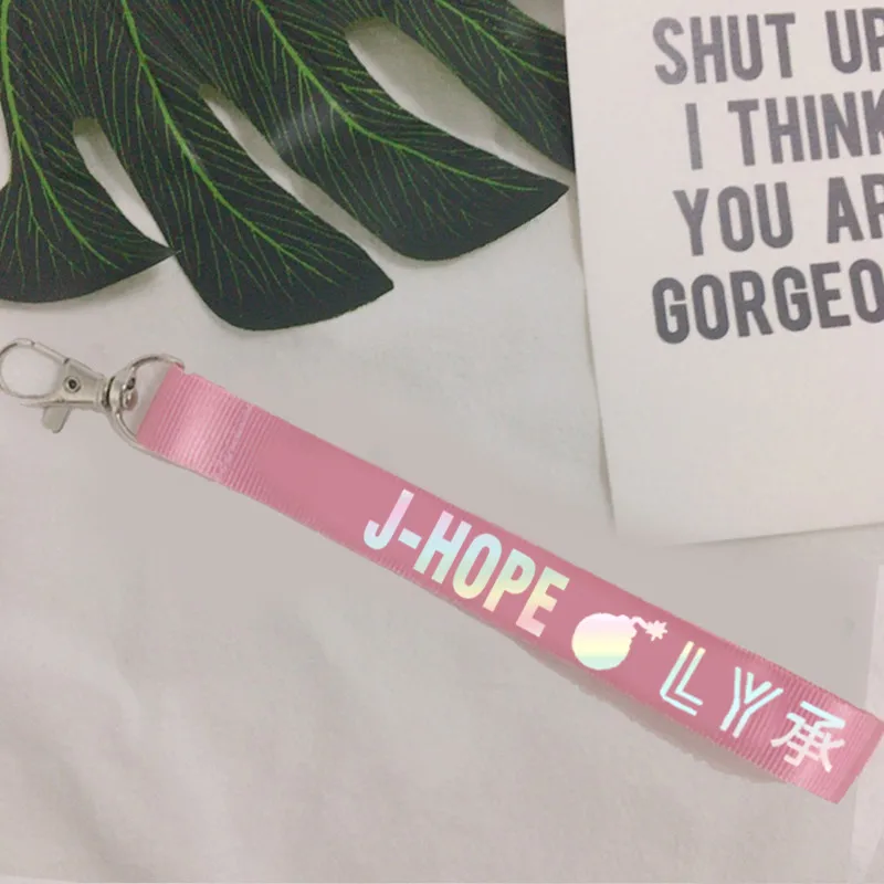 Брелок KPOP лазерный брелок для ключей Bangtan Boys с надписью Love Yourself RAPMONSTER V JUNGKOOK JIMIN JHOPE