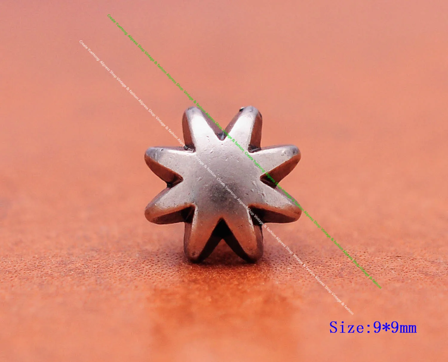 30Pcs Diy Antique Silver Floral Sun Star Leathercraft Stud Rivet Luggage Bag Accessories Concho - 36