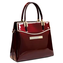 ICEV, новинка, сумки с ручками сверху, женские сумки известных брендов, Большая вместительная сумка, лакированная кожа, сумка-мессенджер, на молнии, клатчи, сумка