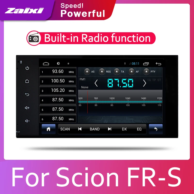 

ZaiXi Android 2 Din Car radio Multimedia Video Player auto Stereo GPS MAP For Scion FR-S 2012~2019 Media Navi Navigation