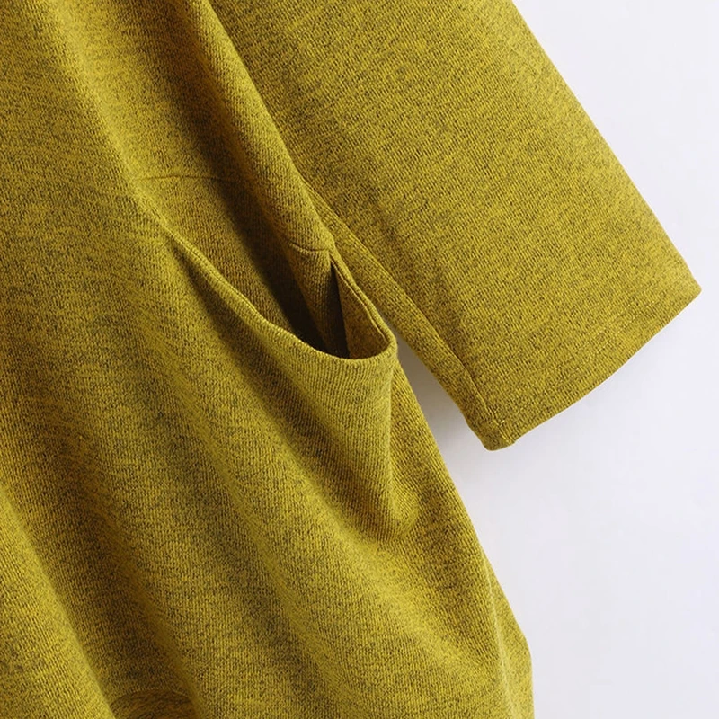 Осенняя модная Толстовка большого размера Женская 3XL 4XL 5XL 6XL 7XL бюст 130 см длинный рукав карман с принтом худи неправильной формы