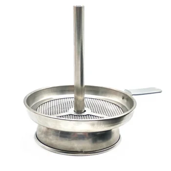 

Shisha Charcoal Screen Holder with Handle Stainless Steel Hookah Smoking Carbon Cover Container Accessory