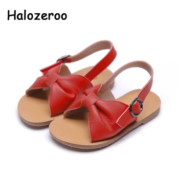 

Summer 2020 Kids Bow Beach Sandals Children Princess Slides Baby Girls Black Dress Shoes Toddler Fashion Sandals Brand Mules New
