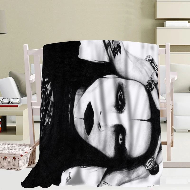 Новинка, Мэрилин Мэнсон, уютные одеяла, 3D печать, мягкое одеяло, для дома/дивана/постельных принадлежностей, переносное, для взрослых, для путешествий, покрывало, одеяло - Цвет: 5