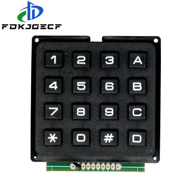 4x4 Matrix Keyboard Keypad Module Use Key PIC AVR Stamp Sml 4*4 Plastic Keys Switch for Arduino Controller | Электронные