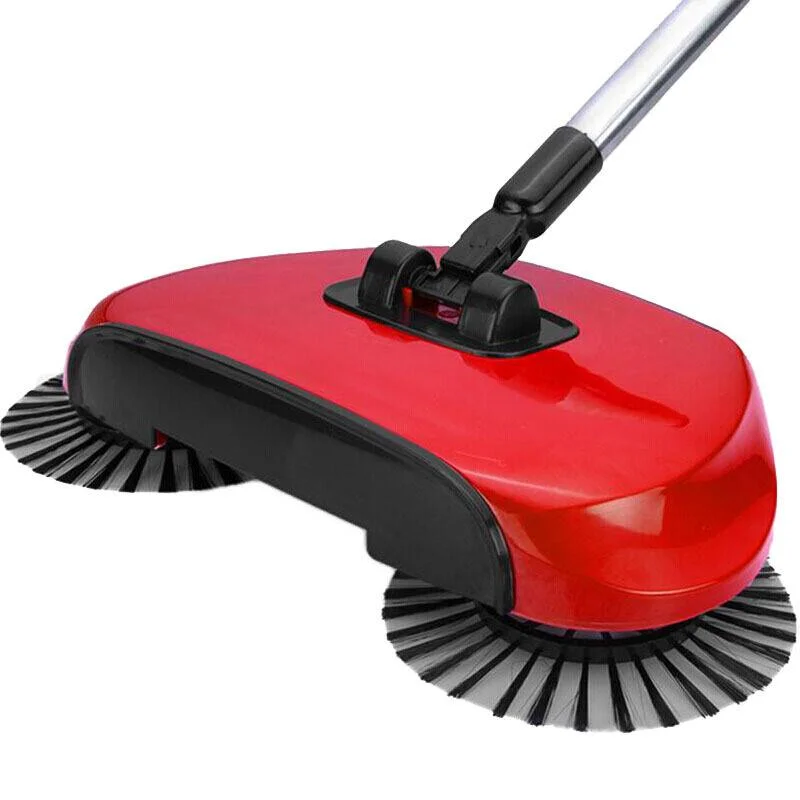 Ceny 360 stopni ręczny obrotowy zamiatanie mop wielofunkcyjny mechaniczny zamiatarka ręczna szczotka do czyszczenia odpylacz ZP3061016