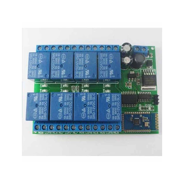 

A15-- 12V 8 Channel For Bluetooth Relay Board Wireless Remote Switch Remote Control for Smart Home Lighting