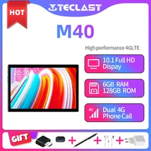 Teclast M40 10.1 ''Tablet Unisoc T618 Octa Core 1920X1200 4G Netwerk 6Gb Ram 128Gb rom Android 10 Dual Wifi Type-C Tabletten Pc