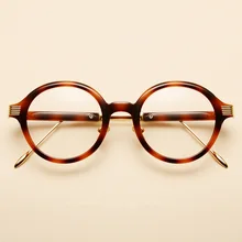 Брендовые ретро круглые женские очки, большие женские оптические очки, оправа с цветочным рисунком, винтажные очки по рецепту, прозрачные большие очки