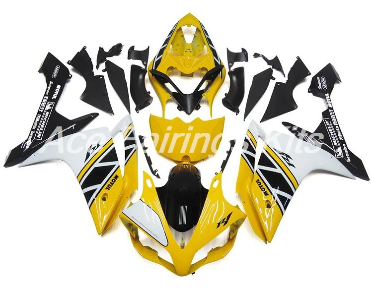 4 бесплатные подарки ABS Полный Обтекатель подходит для Yamaha YZF1000 R1 2007 2008 07 08 YZF R1 кузов на заказ обтекатели комплект желтый