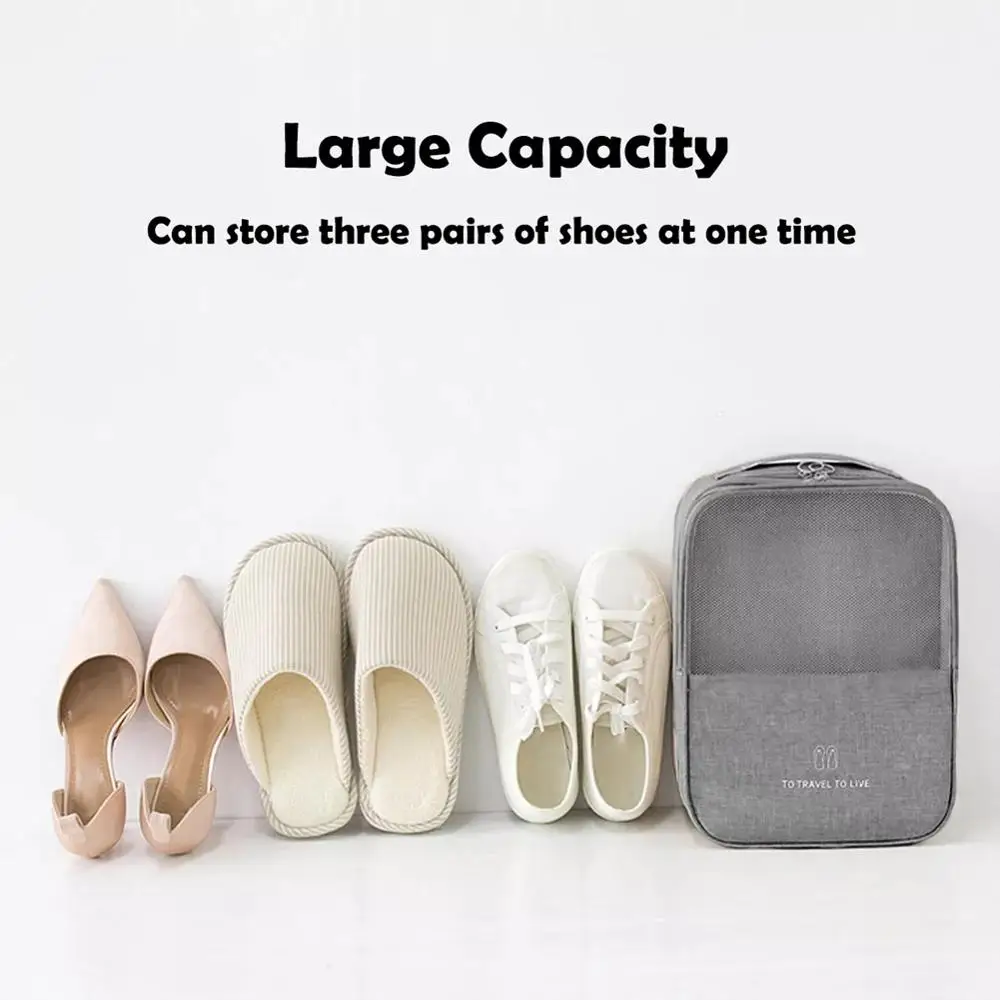 

Outdoor Travel Shoes Box for Storing Suitable for Hiking with Double-sided Zipper Convenient to Use