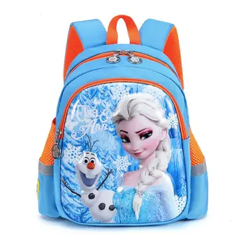 

2020 New Children Princess School Bag Girls elsa Cartoon Kindergarten Schoolbags Kids Orthopedic Backpacks 4-13 Year