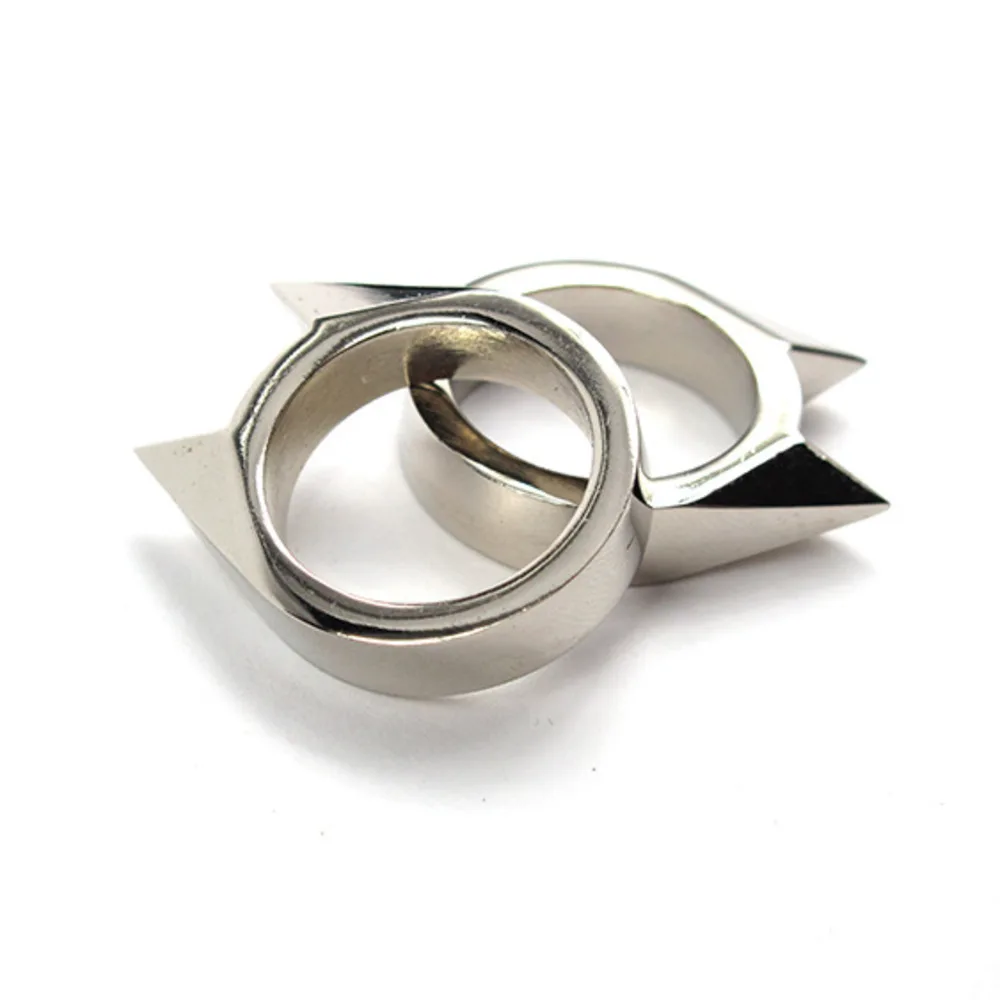 

Lady Self defence Weapon ring Safety Fight Emergency EDC Gear Tool Protect knuckle Women Protect Combat Outdoor Finger Survival