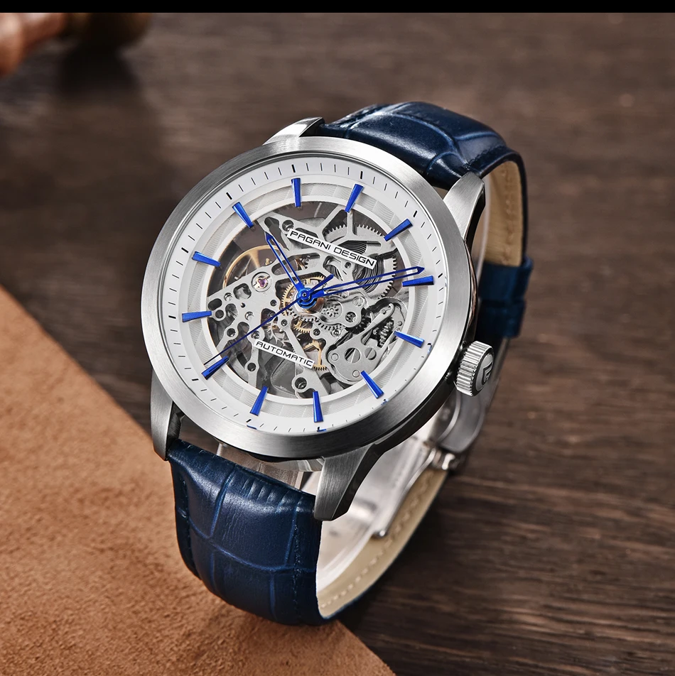 2021 Pagani Design New Men's Luxury Automatic Mechanical Watch Stainless Steel Waterproof Sports Leather Watch Relogio Masculino
