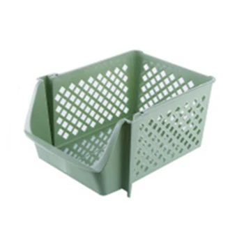 

Stackable Plastic Basket Kitchen Storage Basket Fruit & Vegetable Plastic Storage Basket Plastic Storage Rack