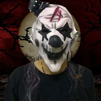 

Halloween Mask Party Masque Adult Party Mask Latex Clown Cosplay Full Face Halloween Party Decor Scary Mask
