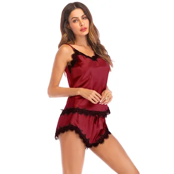 

women sets clothes sexy lace pullover fashion two piece set top and pants sleepwear woman summer holiday matching casual