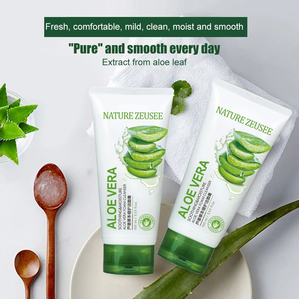 diy aloe vera face cleanser