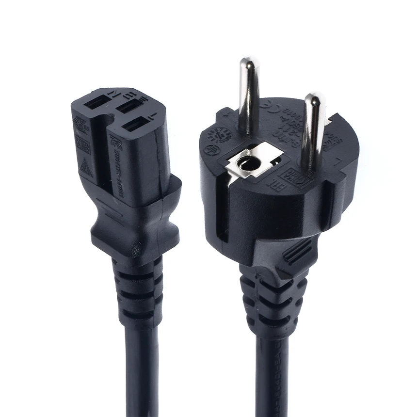 ue 3 pinos adaptador ac portátil chumbo