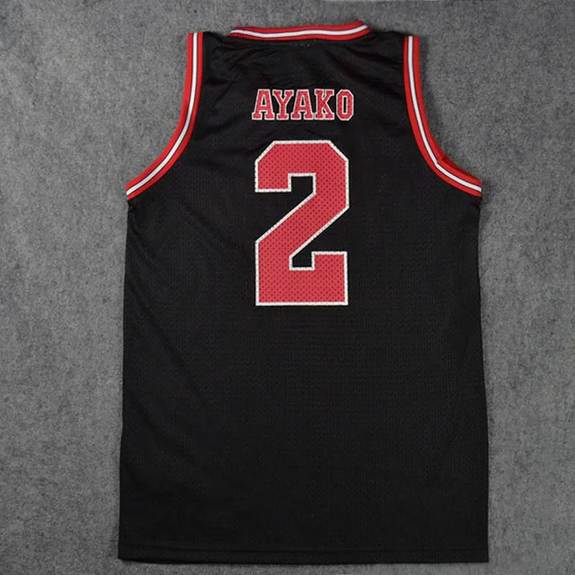 SDANLERB Cosplay Costume Shohoku School Basketball Team 1-15 Sakuragi Hanamichi Black Jersey Tops Shirt Sports Wear Uniform -Zentai shop online Hb7349c57b4cc490c981da4bc026020e1h.jpg