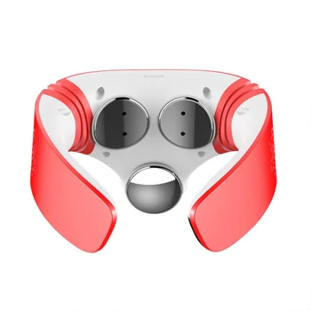 

New smart music electric neck and back pulse massager wireless heating cervical spine relax pain relief kneading massager