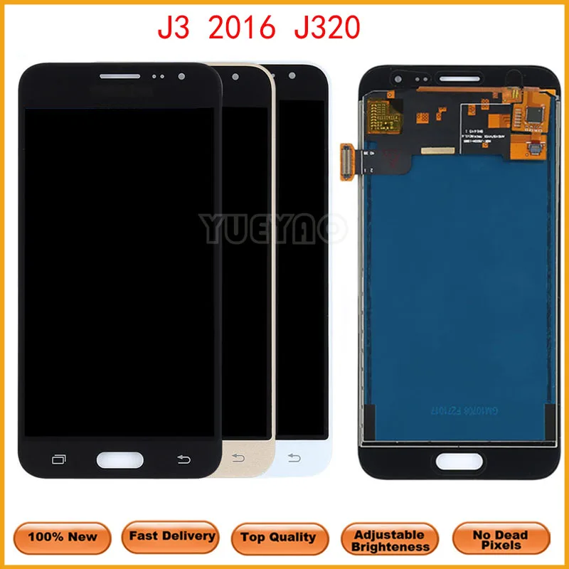 Сменный ЖК дисплей для Samsung Galaxy J3 2016 сенсорный экран с цифровым преобразователем