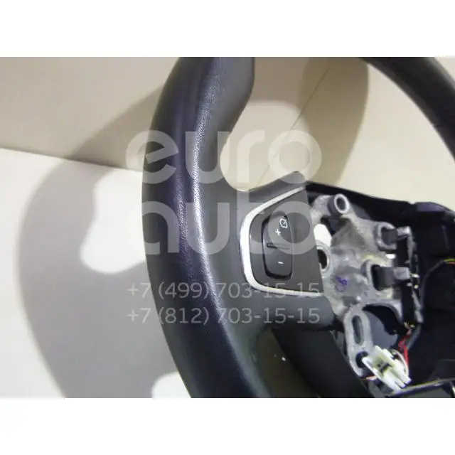 Рулевое колесо для AIR BAG(без AIR BAG), состояние – Б/У,, для Renault Kaptur 484001814R КОЖА МУЛЬТИРУЛЬ 484001814R