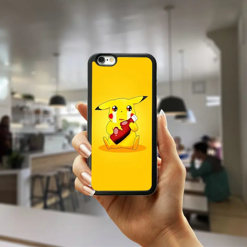 Picture 8 Аниме pokebills Pika Gengar Jigglypuff сотовый твердый корпус для телефона пластик чехол для iphone 8 7 6 6S Plus X XR XS Max 5s 5 SE 4 4s чехол - Цвет: Picture 8