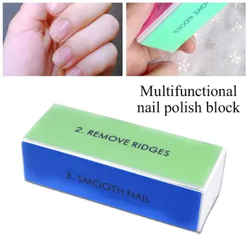 

Nail File Pros Nail Art Polisher 4 Way Nail Buffer Nail Files 1pcs Tools random color Polish Gel Set All For Manicure UV X1M5