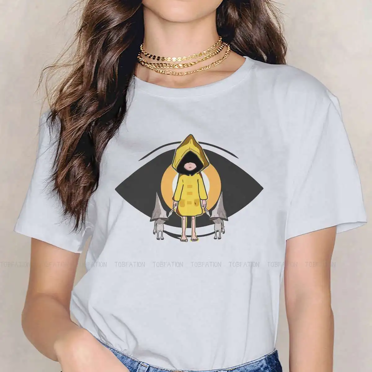 Sei E Amici Camicie Femminili Piccoli Sogni D'Oro Gioco Sciolto Vintage Donne Magliette Harajuku Casual Femminile Blusas