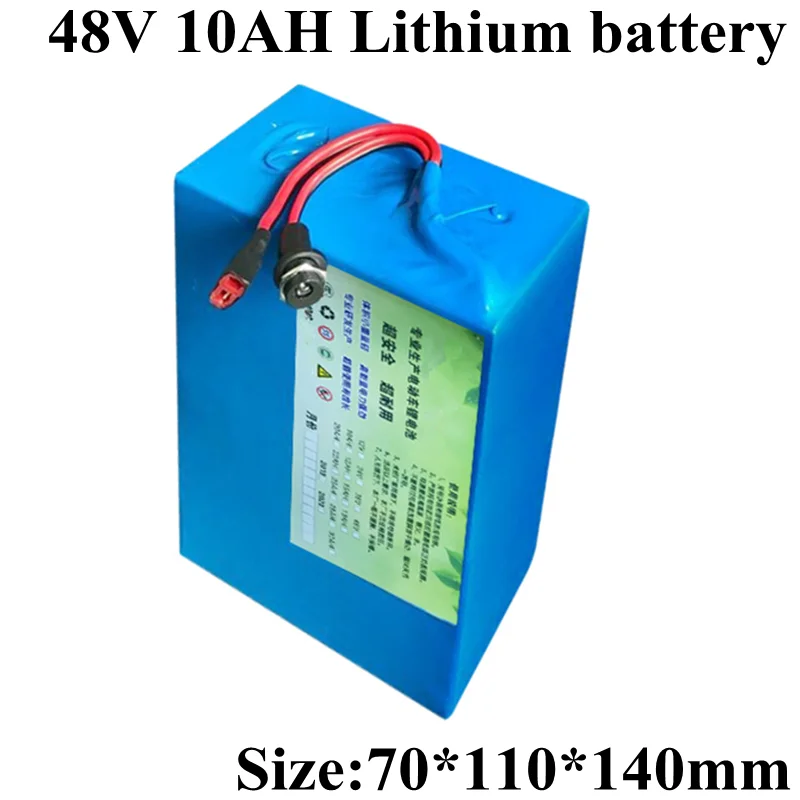 48V 10Ah литий-ионный аккумулятор с сумкой+ индикатор емкости для электрического горного велосипеда Fat E-Bike пляжный велосипед электрический велосипед