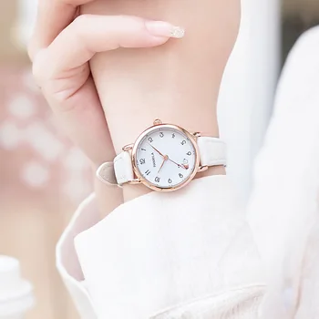 

Women Watches Luxury Leather Quartz Wristwatches For Ladies Waterproof Female Wrist Clock Elegant Watch Women Relogio Feminino