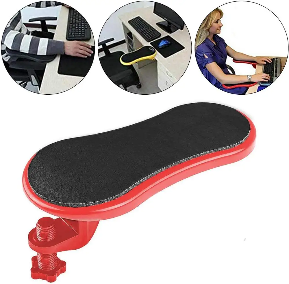 

Computer Mouse Pad Table Arm Support Wrist Rest PC Mouse Mat Chair Extender Hand Shoulder Protect armrest Pad Desk Attachable