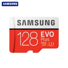 Оригинальная SAMSUNG Micro SD карта 128 ГБ 100 МБ/с./с класс 10 U3 U1 SDXC класс EVO+ Micro SD карта памяти TF флэш-карта для БПЛА