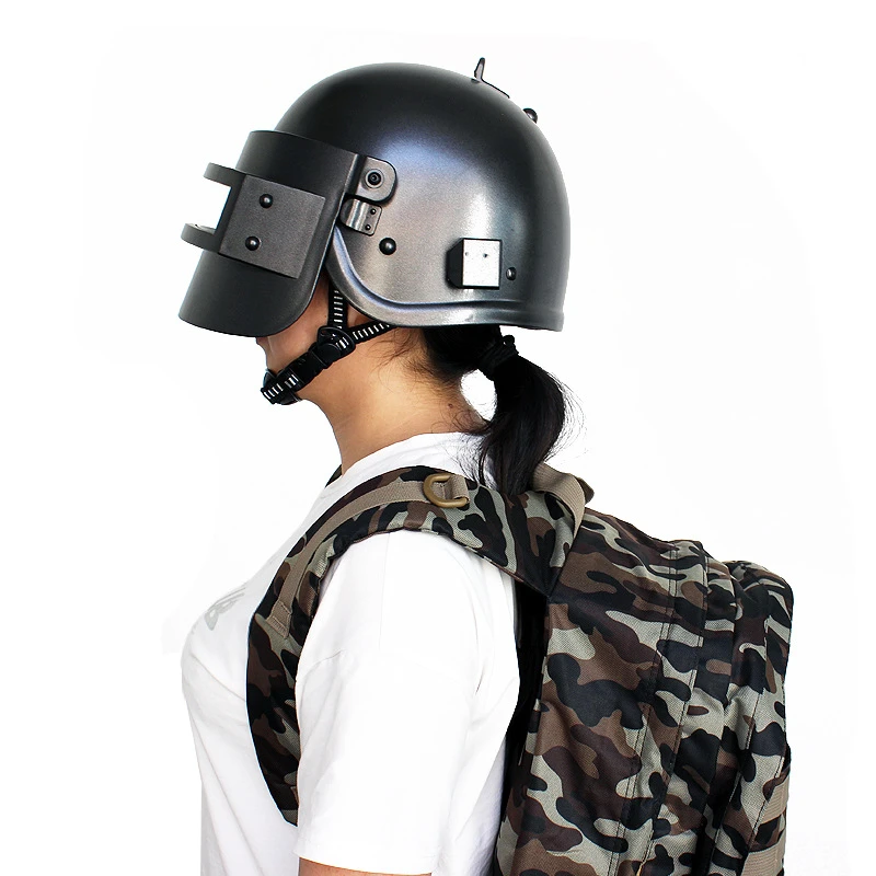Pubg Cosplay Chicken Dinner Level 3 Helmet Playerunknown S Battlegrounds Third Class Head Cap Face Cosplay Role Play Game Props Game Costumes Aliexpress